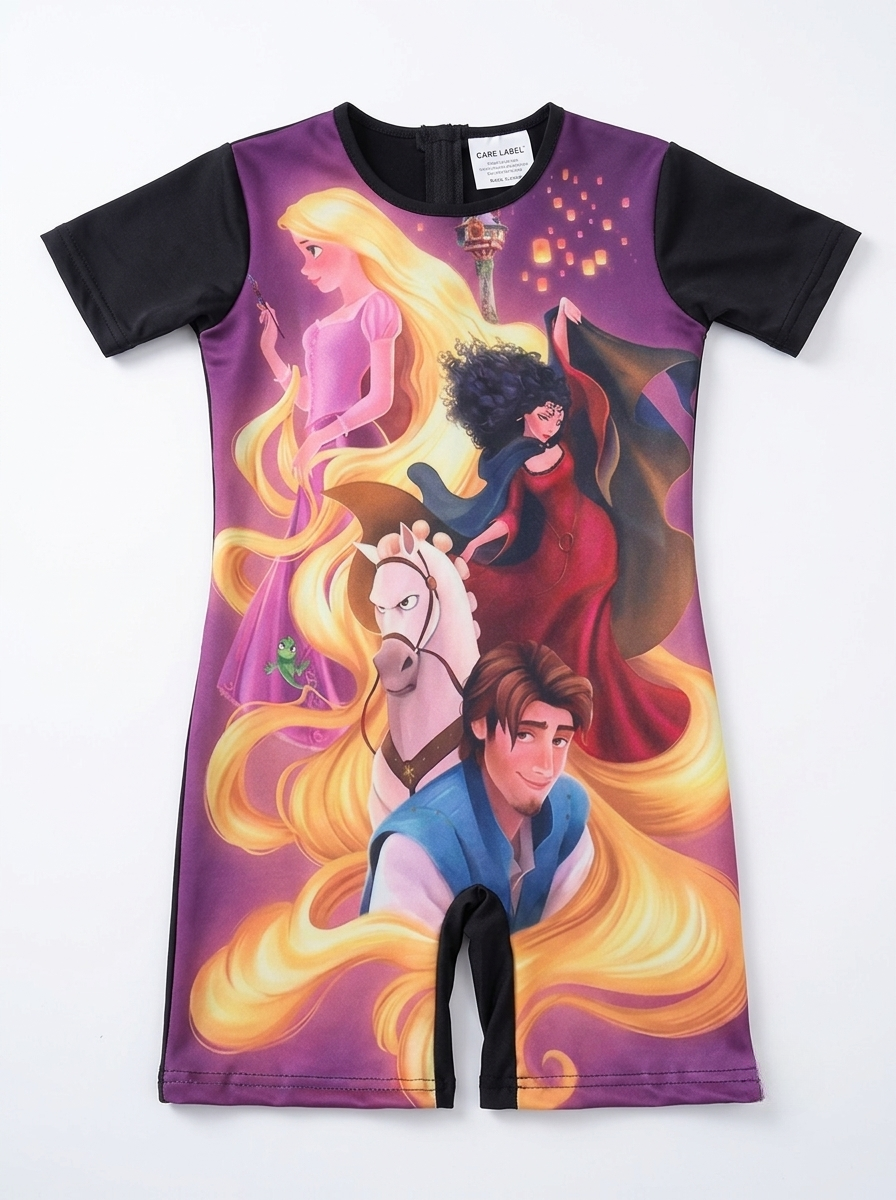 Rapunzel Tangled swimsuit — front print